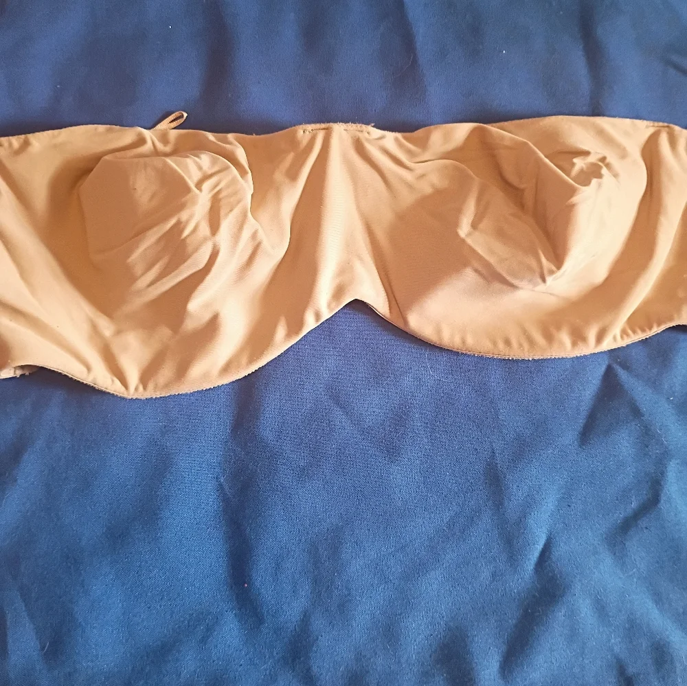 Beige Strapless Bra - Picture 1 of 4